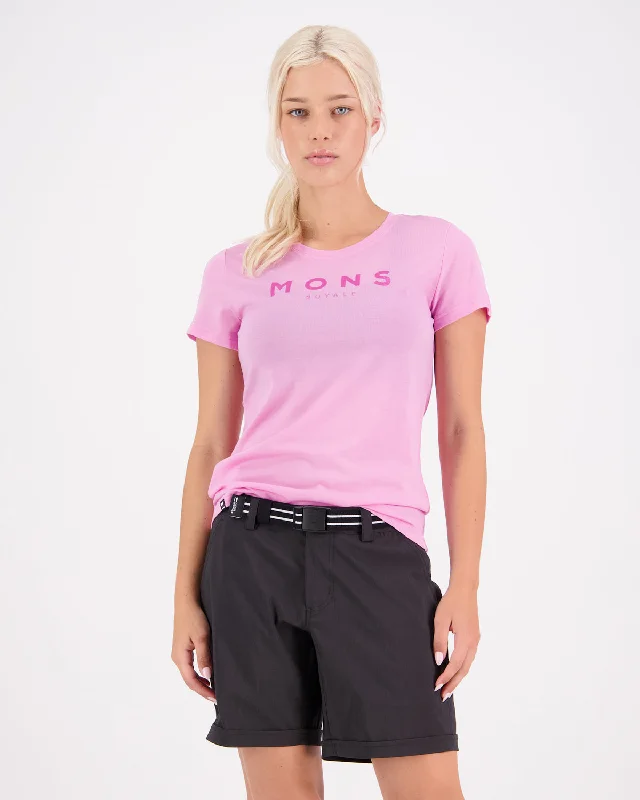 Icon Merino Classic T-Shirt - Pop Pink