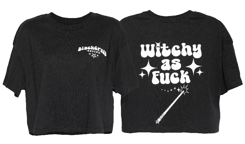 Witchy AF - Jersey Crop Tee