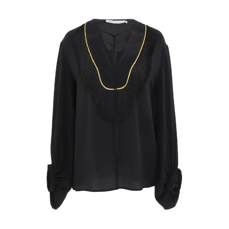 Simona Corsellini Black Long Sleeve Blouse