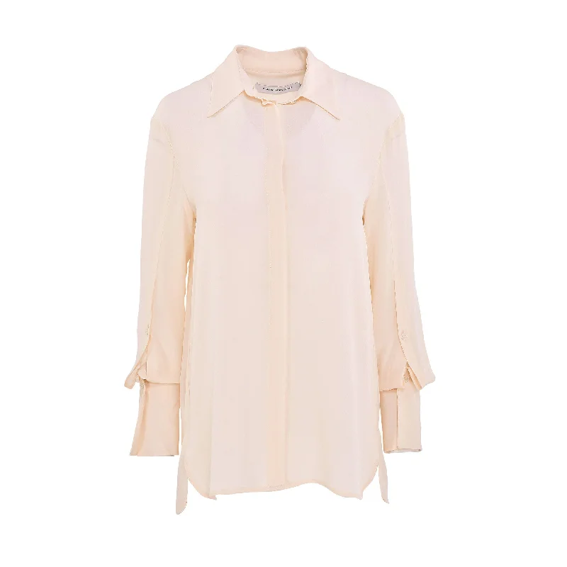 Simona Corsellini Silk Blend Long Sleeve Shirt