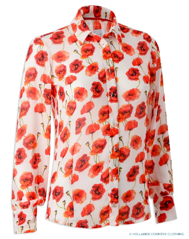 Hartwell Lia Ladies Shirt | Poppy