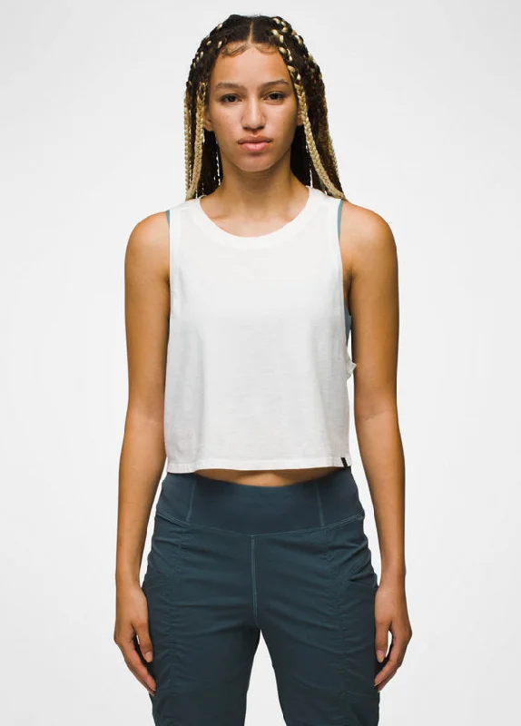 Women's Everyday Crop Tank - Soft White