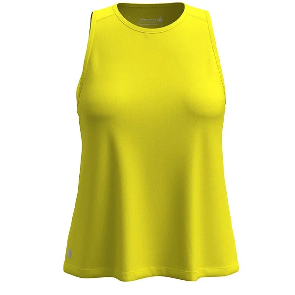 Smartwool Women's Tank Tops - Active Ultralite High Neck Tank - Limeade