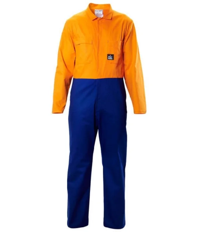 100% Cotton, Hi Viz Zip Overall