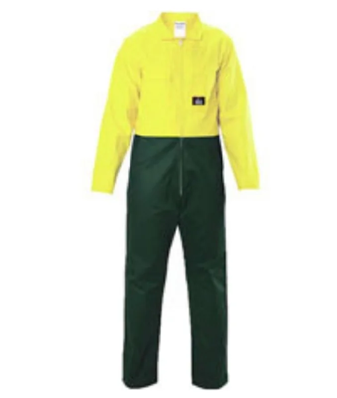 Day Only Combination Polycotton, Hi Viz Zip Overall