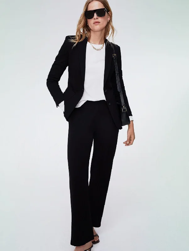 Marian LENZING™ ECOVERO™  Trousers  | Caviar Black