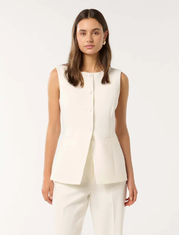 Pyper Belted Sleeveless Blazer