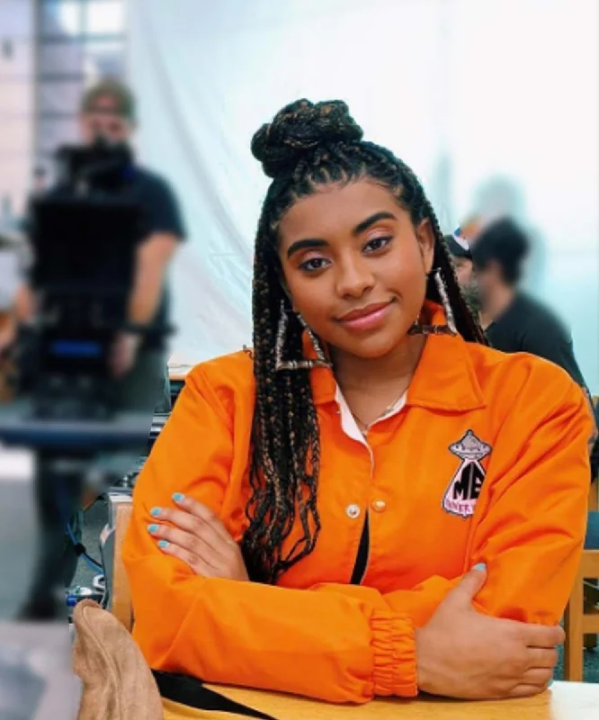 Saved by the Bell Aisha Garcia Orange Jacket