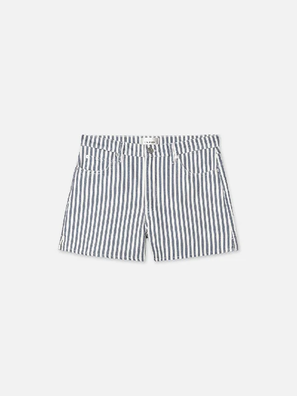 The Vintage Relaxed Short -- Seaport Stripe