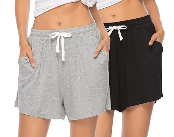 WOMEN SUMMER BASIC SHORTS WITH POCKET