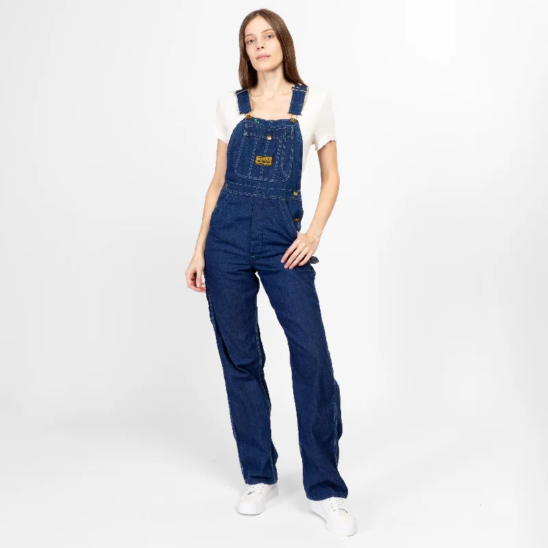 XS 60s 70s Washington Dee Cee Dark Wash Denim Overalls