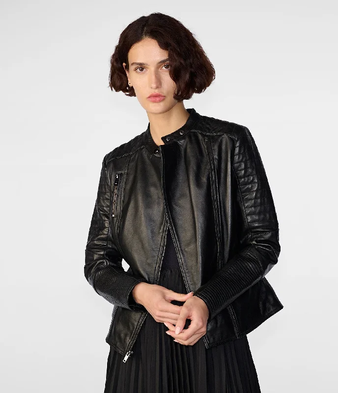 Hadley Quilted Leather Jacket