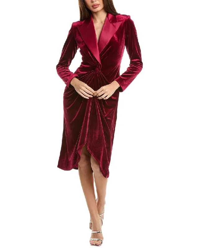 Tadashi Shoji Velvet Blazer Dress