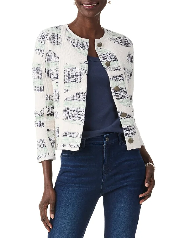 Nic+Zoe Circle Sequence Knit Jacket