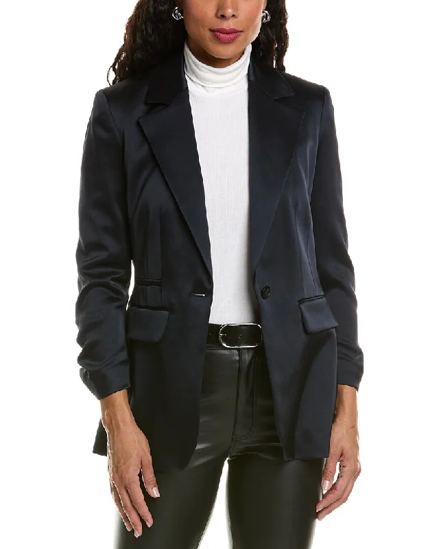 Elie Tahari Satin Blazer