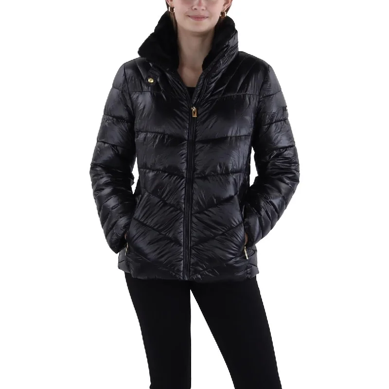 Womens Quilted Water Repellent Puffer Jacket