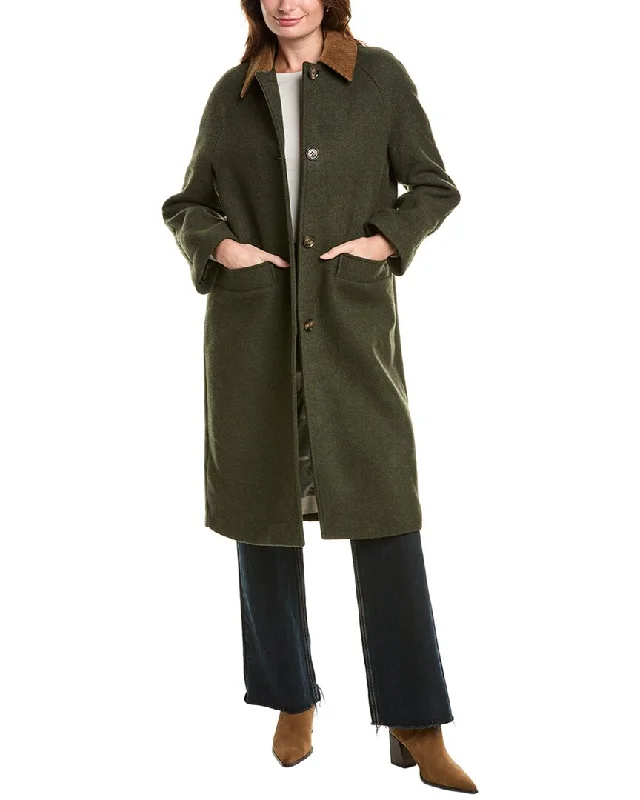 Barbour Loretta Wool-Blend Coat