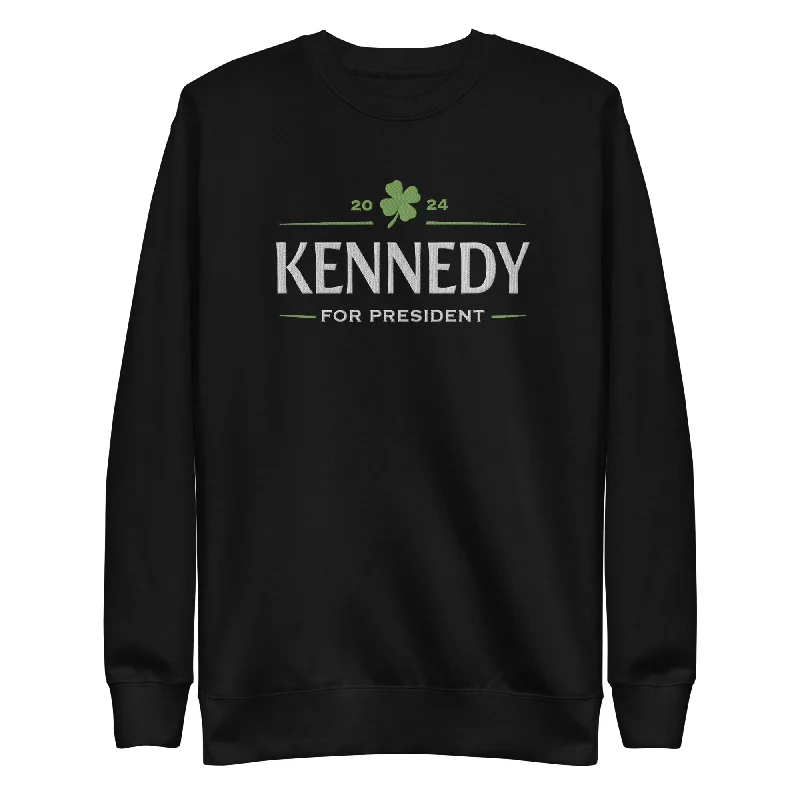 Kennedy Clover Embroidered Unisex Premium Sweatshirt